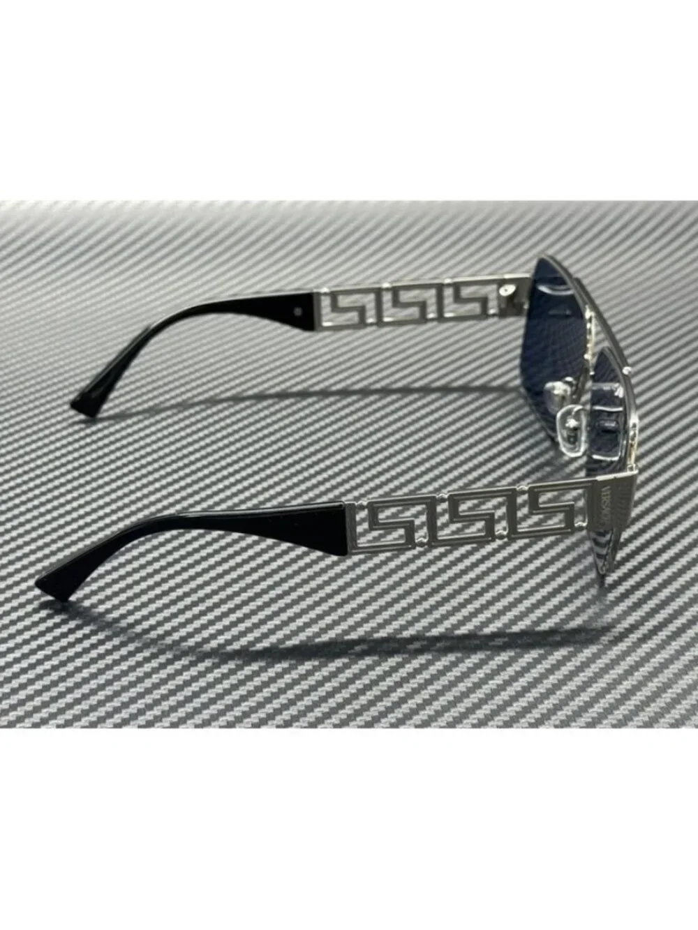 New Versace Men  Silver Sunglasses 61-13-145